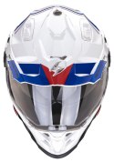 SCORPION KASK DUAL ENDURO / ADVENTURE ADF-9000 AIR DESERT WHITE/BLUE/RED KOLOR BIAŁY/NIEBIESKI/CZERWONY ROZMIAR M