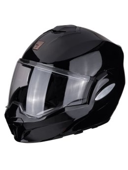SCORPION KASK SZCZĘKOWY (SZCZĘKA DO TYŁU) EXO-TECH SOLID BLACK KOLOR CZARNY ROZMIAR L