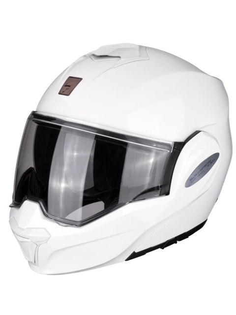 SCORPION KASK SZCZĘKOWY (SZCZĘKA DO TYŁU) EXO-TECH SOLID KOLOR BIAŁY ROZMIAR M