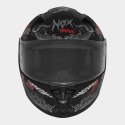 NOX KASK INTEGRALNY (FULL FACE) N731 ZUMBI KID / JUNIOR (DZIECIĘCY) KOLOR CZARNY/CZERWONY MAT ROZMIAR M