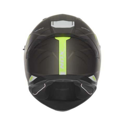 NOX KASK INTEGRALNY (FULL FACE) Z BLENDĄ N401 CROWER KOLOR CZARNY/ŻÓŁTY FLUO MAT ROZMIAR L