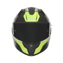NOX KASK INTEGRALNY (FULL FACE) Z BLENDĄ N401 CROWER KOLOR CZARNY/ŻÓŁTY FLUO MAT ROZMIAR XL