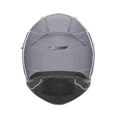 NOX KASK INTEGRALNY (FULL FACE) Z BLENDĄ N401 SOLID KOLOR SZARY POŁYSK ROZMIAR XXL