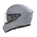 NOX KASK INTEGRALNY (FULL FACE) Z BLENDĄ N401 SOLID KOLOR SZARY POŁYSK ROZMIAR M
