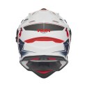 NOX KASK OFFROAD / TRAIL DUOSPORT (DUAL) N312 VAPOR Z SZYBKĄ I BLENDĄ KOLOR BIAŁY/NIEBIESKI/CZERWONY ROZMIAR XXL