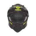 NOX KASK OFFROAD / TRAIL DUOSPORT (DUAL) N312 VAPOR Z SZYBKĄ I BLENDĄ KOLOR CZARNY/ZÓŁTY FLUO MAT ROZMIAR XS