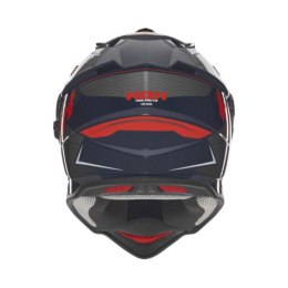 NOX KASK OFFROAD / TRAIL DUOSPORT (DUAL) N312 VAPOR Z SZYBKĄ I BLENDĄ KOLOR NIEBIESKI/CZARNY/CZERWONY ROZMIAR M