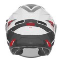 NOX KASK OTWARTY JET Z BLENDĄ N130 MYST KOLOR BIAŁY/CZARNY/CZERWONY ROZMIAR XL