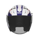 NOX KASK OTWARTY JET Z BLENDĄ N130 MYST KOLOR BIAŁY/NIEBIESKI/CZERWONY ROZMIAR L