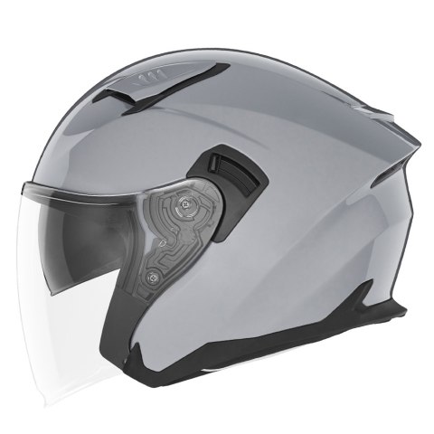 NOX KASK OTWARTY JET Z BLENDĄ N130 SOLID KOLOR SZARY POŁYSK ROZMIAR XS