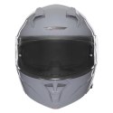 NOX KASK SZCZĘKOWY (FLIP-UP) Z BLENDĄ N968 SOLID KOLOR SZARY POŁYSK ROZMIAR XL