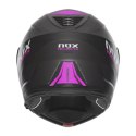 NOX KASK SZCZĘKOWY (FLIP-UP) Z BLENDĄ N968 ULTRA KOLOR CZARNY/RÓŻOWY MAT ROZMIAR M