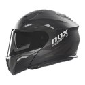 NOX KASK SZCZĘKOWY (FLIP-UP) Z BLENDĄ N968 ULTRA KOLOR CZARNY/TYTANOWY MAT ROZMIAR L