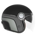 NOX PREMIUM KASK OTWARTY JET HERITAGE LINE KOLOR CZARNY/TYTANOWY MAT ROZMIAR XL