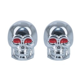 OXFORD ALUMINIOWE NAKRĘTKI NA WENTYLE - 2 SZTUKI W ZESTAWIE - CZASZKI