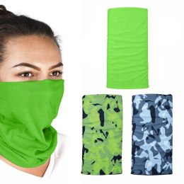 OXFORD KOŁNIERZ WIELOFUNKCYJNY WIATROODPORNY COMFY HAVOC GREEN 3 SZTUKI W OPAKOWANIU KOLOR CAMO/ZIELONY
