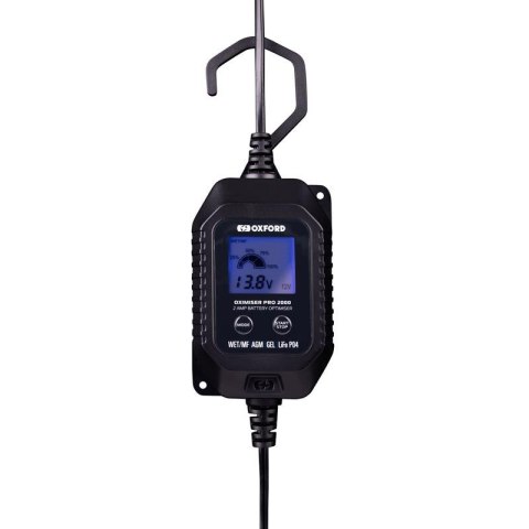 OXFORD ŁADOWARKA DO AKUMULATORÓW MOTOCYKLOWYCH I SAMOCHODOWYCH OXIMISER PRO 2000