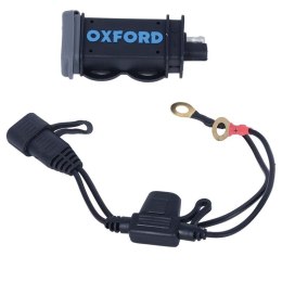 OXFORD ŁADOWARKA UNIWERSALNA USB 12V 2,1 AMPERA KOLOR CZARNY