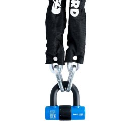 OXFORD ŁAŃCUCH ZABEZPIECZENIE ANTYKRADZIEŻOWE Z KŁÓDKĄ CHAIN 10, 10mm x 1400mm (ZAMKNIĘCIE NA KLUCZ)