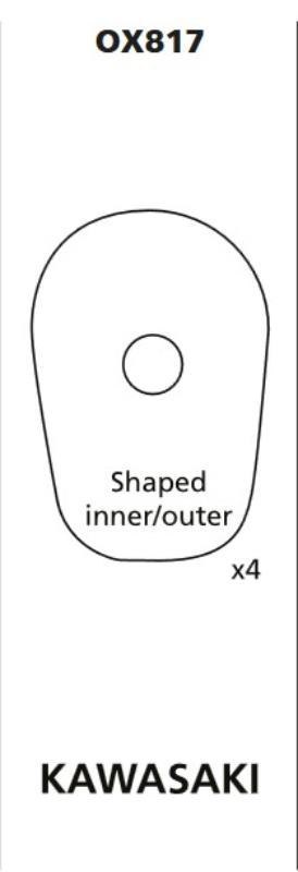 OXFORD OXFORD MOCOWANIE (ZAŚLEPKA) KIERUNKOWSKAZU / KIERUNKOWSKAZÓW KAWASAKI - KOMPLET