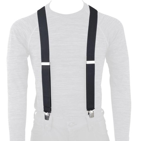 OXFORD SZELKI PRZYPINANE DO SPODNI SLIM (WĄSKIE - 35MM) KOLOR CZARNY