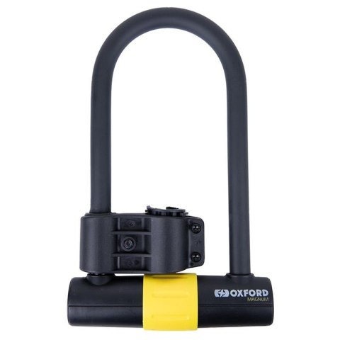 OXFORD ZABEZPIECZENIE ANTYKRADZIEŻOWE KŁÓDKA MAGNUM U-LOCK Z UCHWYTEM (177x340mm)