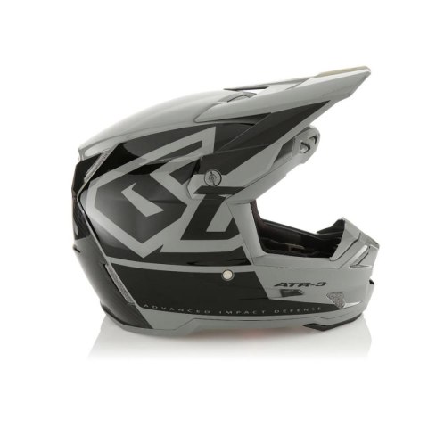 6D HELMETS KASK CROSS/ENDURO MODEL ATR-3 HEX GLOSS BLACK KOLOR CZARNY/SZARY ROZMIAR L ( 58 - 59 CM )