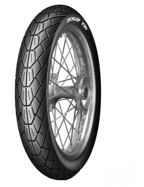 DUNLOP OPONA 110/90-18 F20 61V TL PRZÓD WLT (BIAŁY NAPIS) DOT 29/2024
