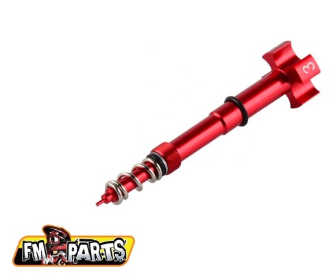 FM-PARTS ŚRUBA REGULACJI SKŁADU MIESZANKI DO GAŹNIKA KEIHIN (FUEL MIXTURE SCREW) KOLOR CZERWONY