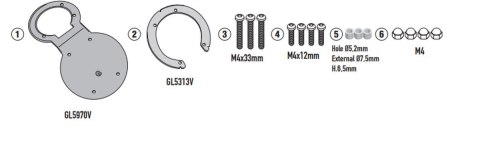 KAPPA 2025/01 MOCOWANIE TANKLOCK ROYAL ENFIELD HIMALAYAN 450 '24-, (NIE PASUJE DO RA311, RA311R, RA311R2)