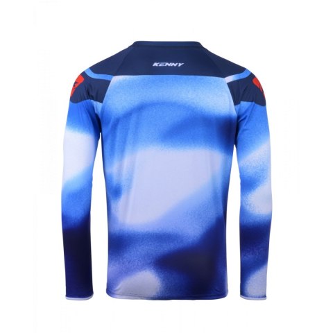 KENNY RACING KOSZULKA CROSS/ENDURO MODEL FORCE FOG BLUE KOLOR NIEBIESKI/CZERWONY ROZMIAR XXXL