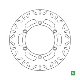 NEWFREN TARCZA HAMULCOWA PRZÓD HONDA CB 500; CBF 500 '04-'07; CBF 600 '04-'06; VFR 750, VT 750C '86-'09; CBR 1000 '87-'99 (296x1