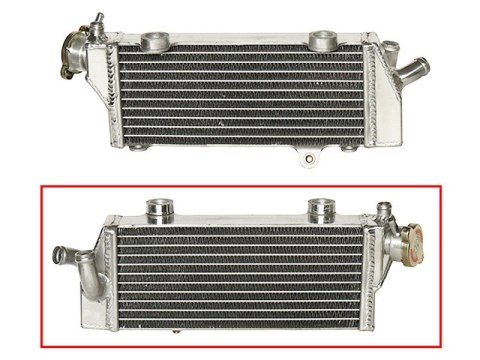 PSYCHIC CHŁODNICA KTM SX 125 '08-15, SX 150 '09-15, SX 250 '07-15 WZMOCNIONA O STANDARDOWEJ POJEMNOŚCI PRAWA (SZT.) (Z KORKIEM)