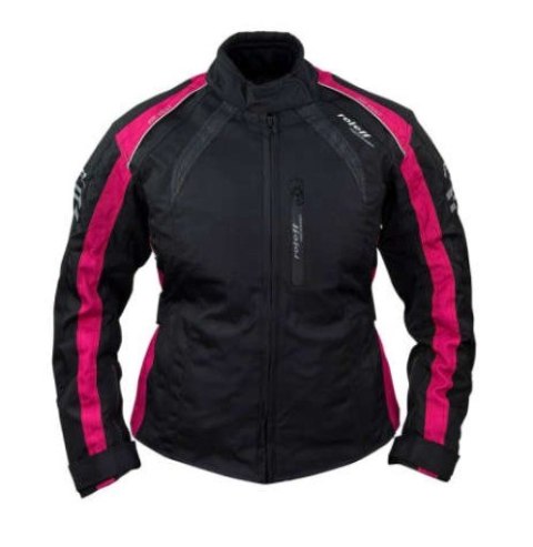 ROLEFF (2025) KURTKA TEKSTYLNA DAMSKA (LADY) KOLOR CZARNY/RÓŻOWY ROZMIAR XXL