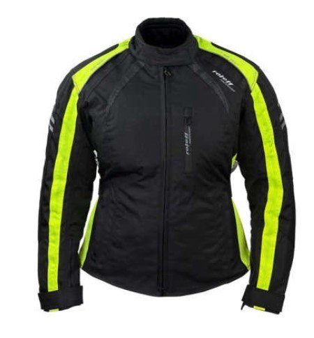 ROLEFF (2025) KURTKA TEKSTYLNA DAMSKA (LADY) KOLOR CZARNY/ŻÓŁTY FLUO ROZMIAR L