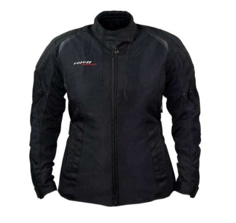 ROLEFF (2025) KURTKA TEKSTYLNA LETNIA (MESH) DAMSKA (LADY) KOLOR CZARNY ROZMIAR 3XL