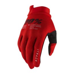 100 PROCENT RĘKAWICE CROSS/ENDURO ITRACK RED KOLOR CZERWONY ROZMIAR L STARY KOD: 10015-003-12