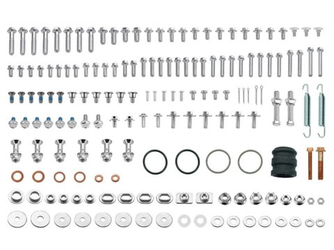 PSYCHIC 2025/01 KOMPLET ŚRUB, NAKRETEK, PODKŁADEK I TULEJEK DO MONTAŻU PLASTIKÓW YAMAHA YZ 125 '02-'24