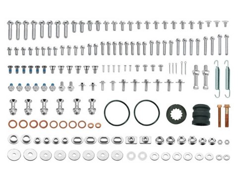 PSYCHIC 2025/01 KOMPLET ŚRUB, NAKRETEK, PODKŁADEK I TULEJEK DO MONTAŻU PLASTIKÓW YAMAHA YZ 250 '02-'24