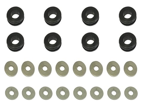 PSYCHIC MOCOWANIA CHŁODNICY KTM / HUSQVARNA / HUSABERG ( 8 KOMPLETÓW PODKŁADEK, TULEJEK I GUM )