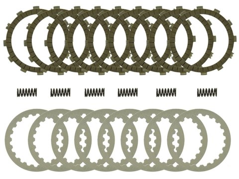 PSYCHIC TARCZE, PRZEKŁADKI I SPRĘŻYNY SPRZĘGŁOWE RACING (KOMPLET) KTM EGS 250 '94-'99, EXC 250 '94-'05, MXC 250 '98-'99, SX 250 