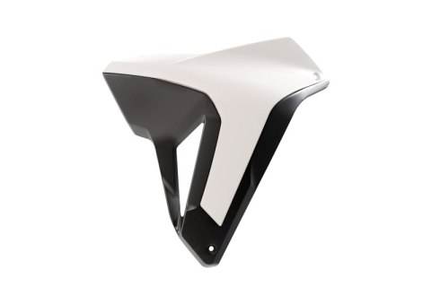 RACETECH (RTECH) 2024/12 OSŁONY CHŁODNICY (LEWA / PRAWA) REVOLUTION HONDA XL 750 TRANSALP '23-'25 KOLOR BIAŁY / CZARNY