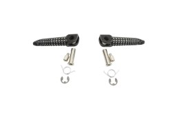 BIKETEC PARTS ZESTAW PODNÓŻKÓW (PODNÓŻKI) KIEROWCY KOMPLETNY Z MOCOWANIAMI KAWASAKI ZX-6R/ZX-10R '03-13, NINJA 650R '06-13, ER6  BIKETEC PARTS