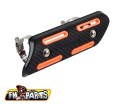 FM-PARTS OSŁONA KOLEKTORA WYDECHOWEGO UNIWERSALNA KOLOR POMARAŃCZOWY FM-PARTS