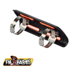 FM-PARTS OSŁONA KOLEKTORA WYDECHOWEGO UNIWERSALNA KOLOR POMARAŃCZOWY FM-PARTS
