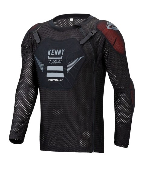 KENNY RACING BUZER OSŁONA KLATKI PIERSIOWEJ NA SIATCE BODY PROTECTOR MTB REFLEX DZIECIĘCE/KID/JUNIOR KOLOR CZARNY ROZMIAR L