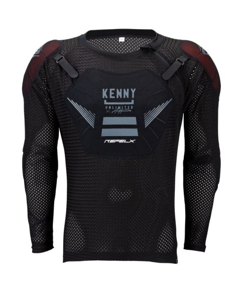 KENNY RACING BUZER OSŁONA KLATKI PIERSIOWEJ NA SIATCE BODY PROTECTOR MTB REFLEX DZIECIĘCE/KID/JUNIOR KOLOR CZARNY ROZMIAR S