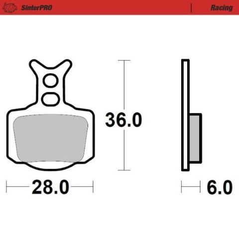 MOTO-MASTER KLOCKI HAMULCOWE KH SINTER METAL OEM: 11 (SINTERPRO RACING) PRZÓD/TYŁ KTM 50 SX '24-, SX-E3/5 E-BIKE '23-, HUSQVARNA