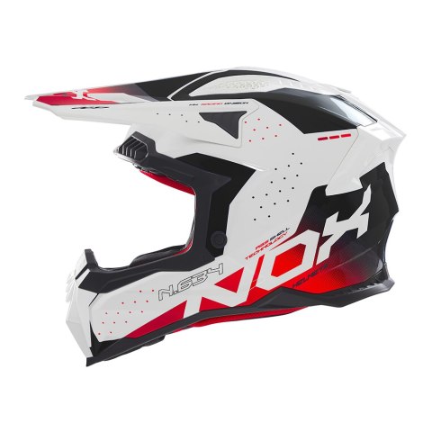NOX KASK OFF ROAD / CROSS N634 GRADIENT KOLOR BIAŁY/CZERWONY ROZMIAR XL NOX