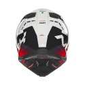 NOX KASK OFF ROAD / CROSS N634 GRADIENT KOLOR BIAŁY/CZERWONY ROZMIAR XL NOX
